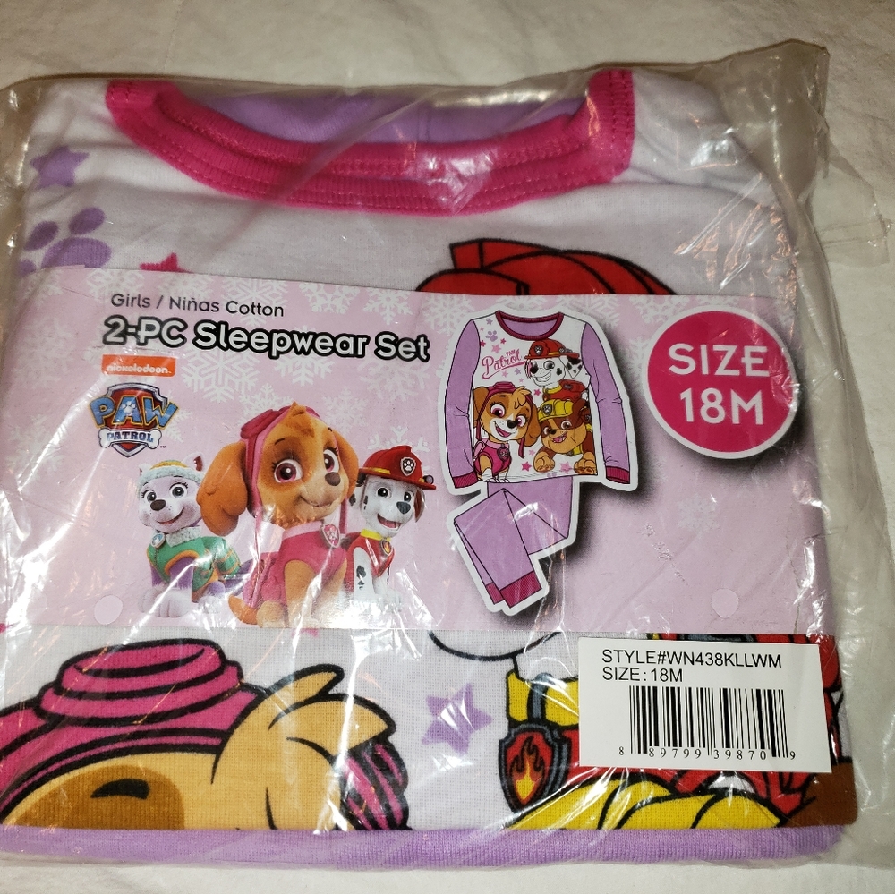 Paw Patrol Baby girl pajamas